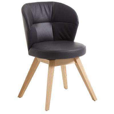 Runa Romy Dining Chair In Leather